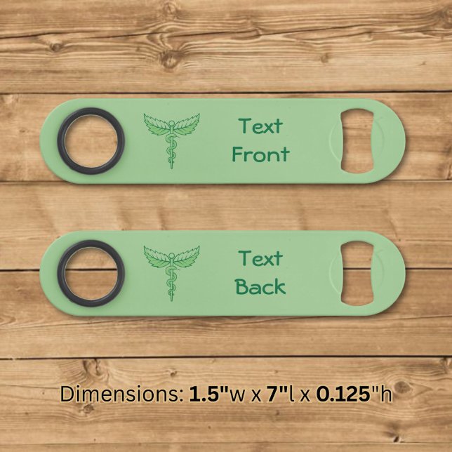 Caduceus with Leaves Speed Bottle Opener (Creator Uploaded)