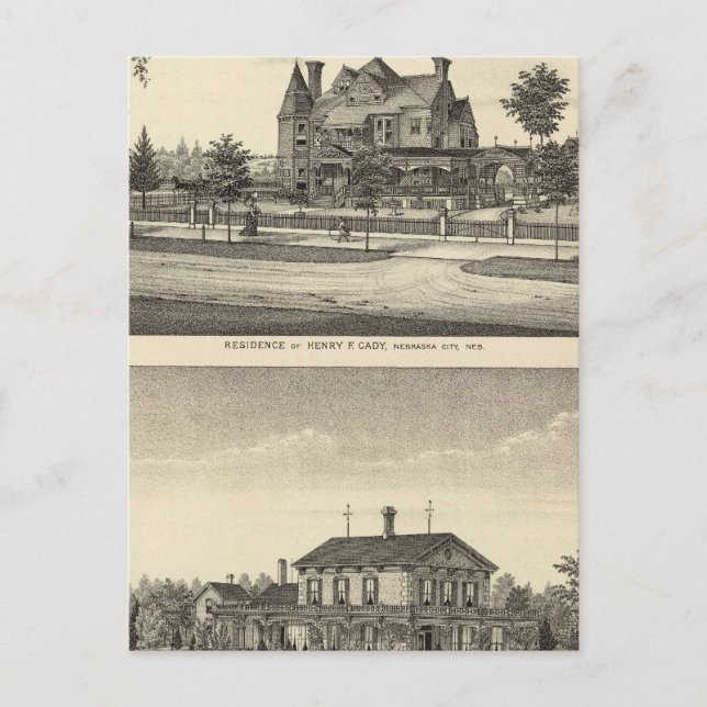 Cady and Kilpatrick, Nebraska Postcard (Front)