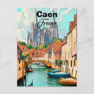 Caen France Travel Postcard Travel Gift Souvenir