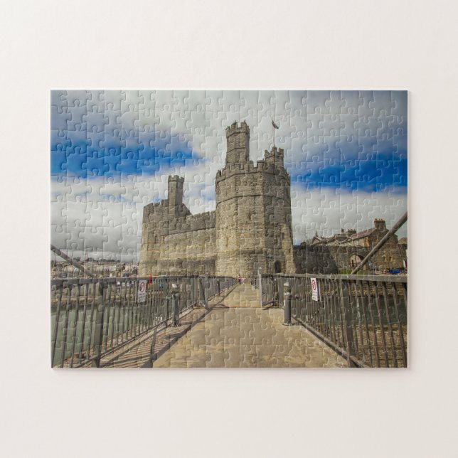 Caernarfon Casle. Wales Jigsaw Puzzle (Horizontal)