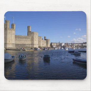 Caernarfon Castle, Gwynedd, Wales 2 Mouse Pad