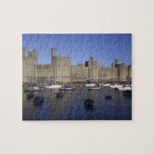 Caernarfon Castle, Gwynedd, Wales (RF) Jigsaw Puzzle