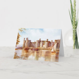 Caernarfon Castle Holiday Card