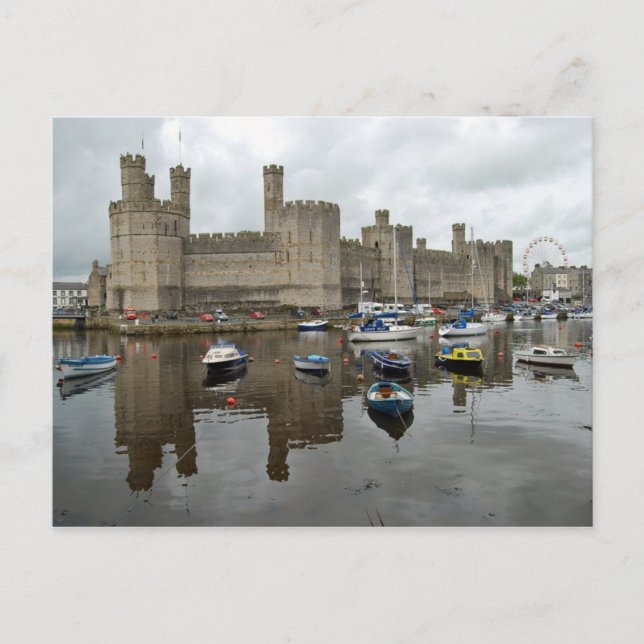 Caernarfon Castle Postcard (Front)