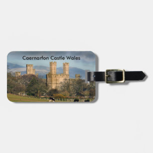 Caernarfon Castle Wales. Luggage Tag