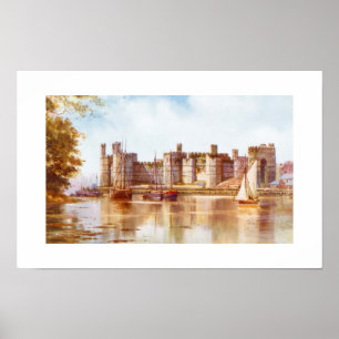 Caernarfon Castle, Wales Poster