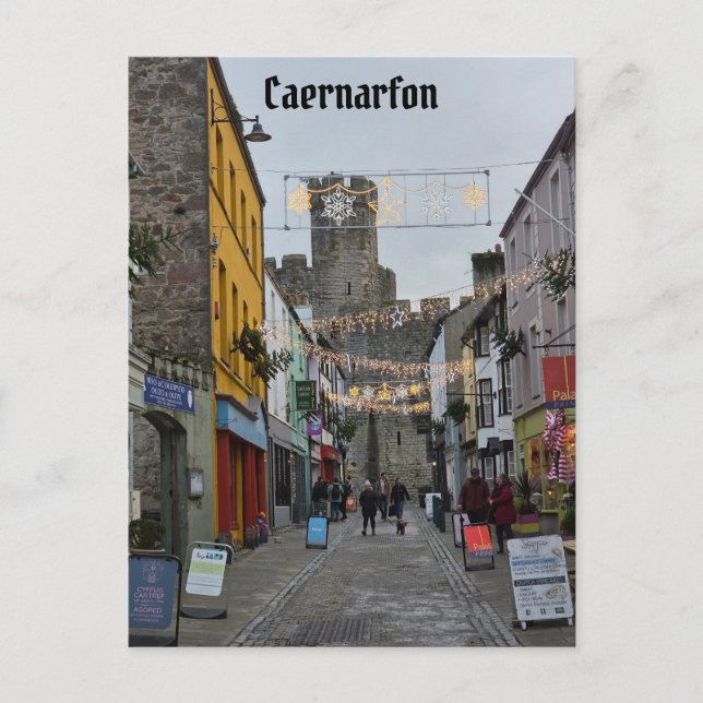 Caernarfon Postcard (Front)