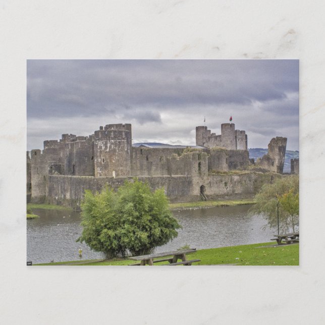 Caerphilly Castle Postcard (Front)