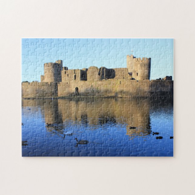 Caerphilly Castle Puzzle (Horizontal)