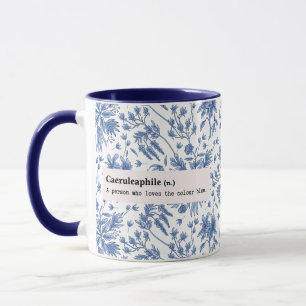 CAERULEAPHILE BLUE FLOWER NATURE MUG