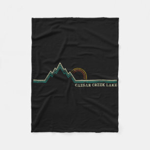 Caesar Creek Lake Fleece Blanket