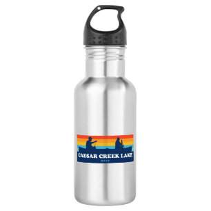 Caesar Creek Lake Ohio Canoe 532 Ml Water Bottle