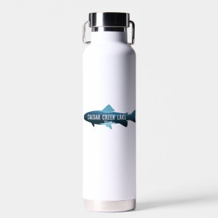 Caesar Creek Lake Ohio Fish Water Bottle