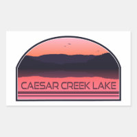 Caesar Creek Lake Ohio Red Sunrise