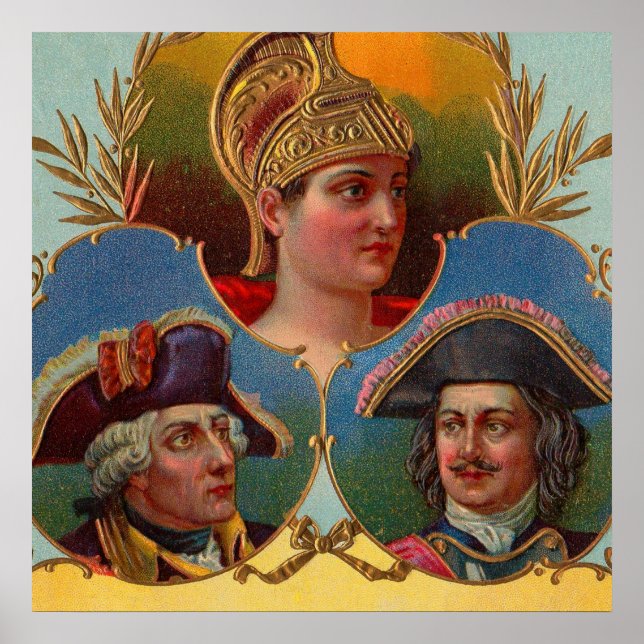Caesar - Kaiser - Tsar cigar box label Poster (Front)