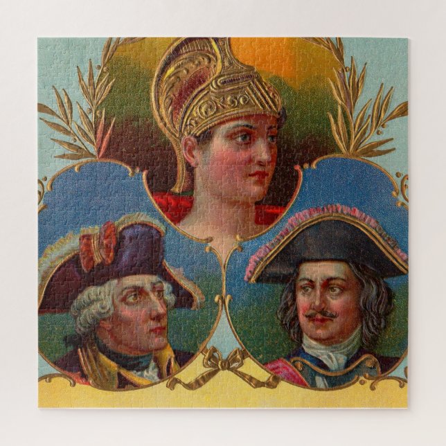 Caesar - Kaiser - Tsar cigar box label print Jigsaw Puzzle (Vertical)