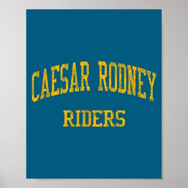 Caesar Rodney High School Hs Artwork Poster (Front)