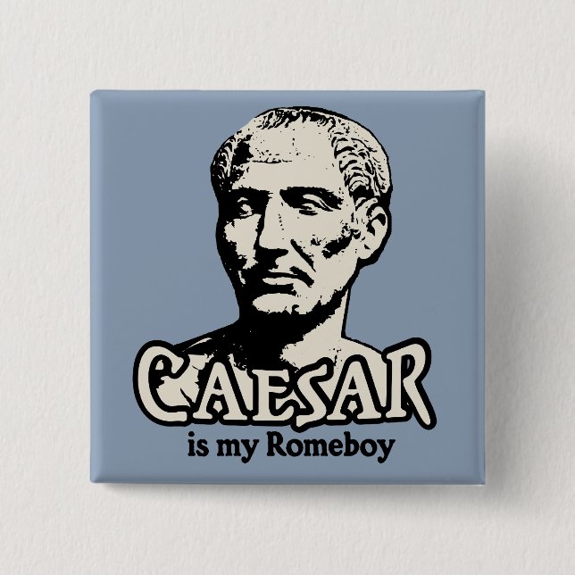 Caesar Romeboy 15 Cm Square Badge (Front)