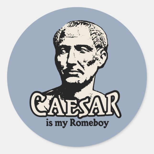 Caesar Romeboy Classic Round Sticker (Front)
