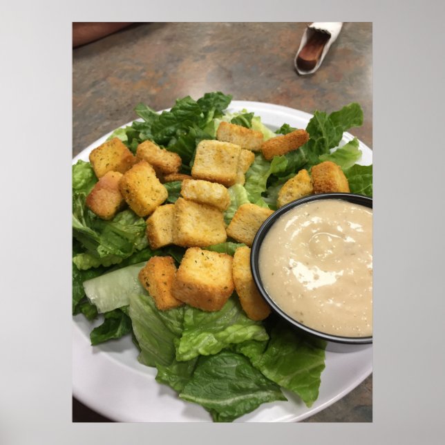 Caesar Salad Photo Poster (Front)