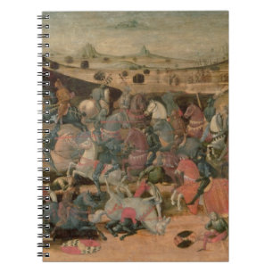 Caesar Triumphing in Battle (tempera on panel) Notebook