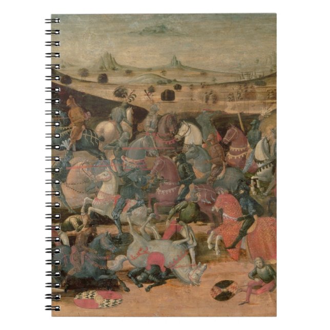 Caesar Triumphing in Battle (tempera on panel) Notebook (Front)