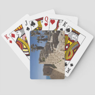 Caesarea ruins of port built by Herod the Great 3 Playing Cards