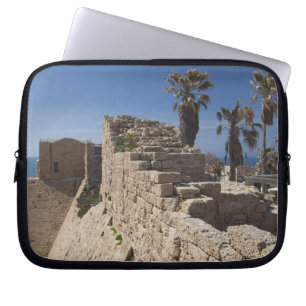 Caesarea ruins of port built by Herod the Great Laptop Sleeve
