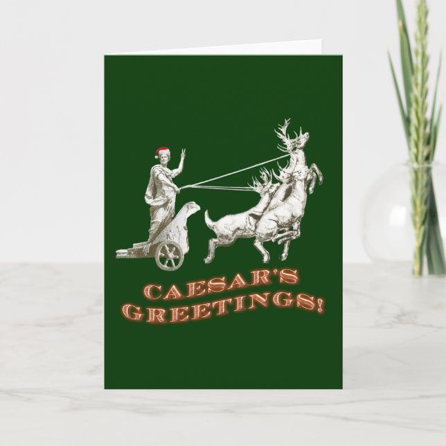 CAESARS Greetings Holiday Card (Front)