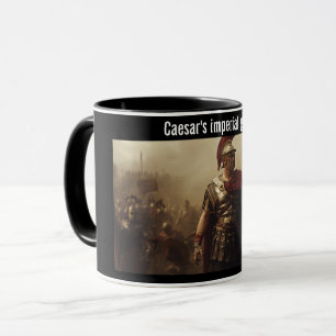 Caesar's imperial glory black mug