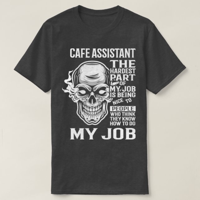 Cafe Assistant T-Shirt (Design Front)