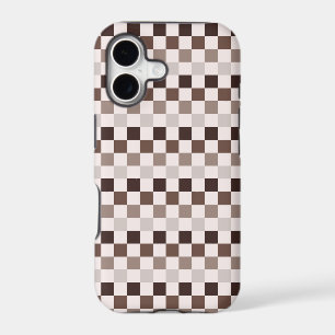 Cafe Au Lait chequerboard pattern