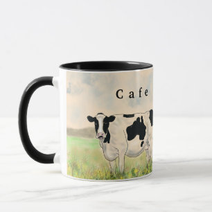 Cafe Au Lait Cow Mug