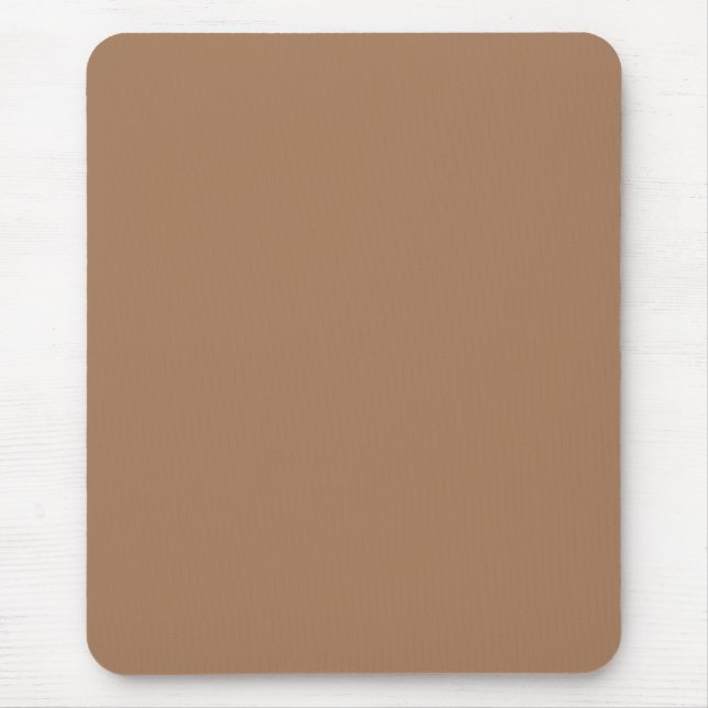 Café au lait (solid color)  mouse pad (Front)