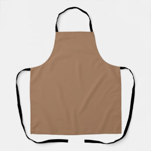 Café au lait (solid colour)  apron