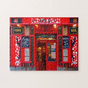 Cafe Bar Madrid. Jigsaw Puzzle