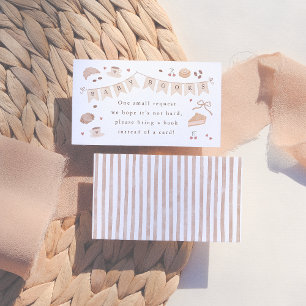 Cafe Bebe Baby Books Baby Shower Enclosure Card