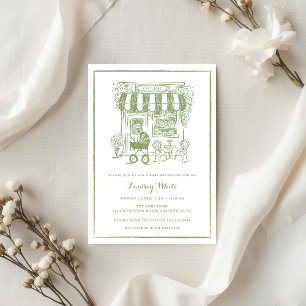 Cafe Bebe Baby Brunch Invite   Baby Shower