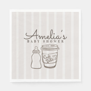 Cafe Bebe Gender Neutral Baby Shower Napkin