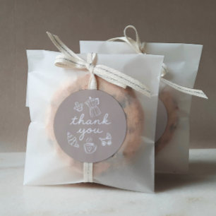 Cafe Bebe Home Coffee Baby Shower Latte Classic Round Sticker