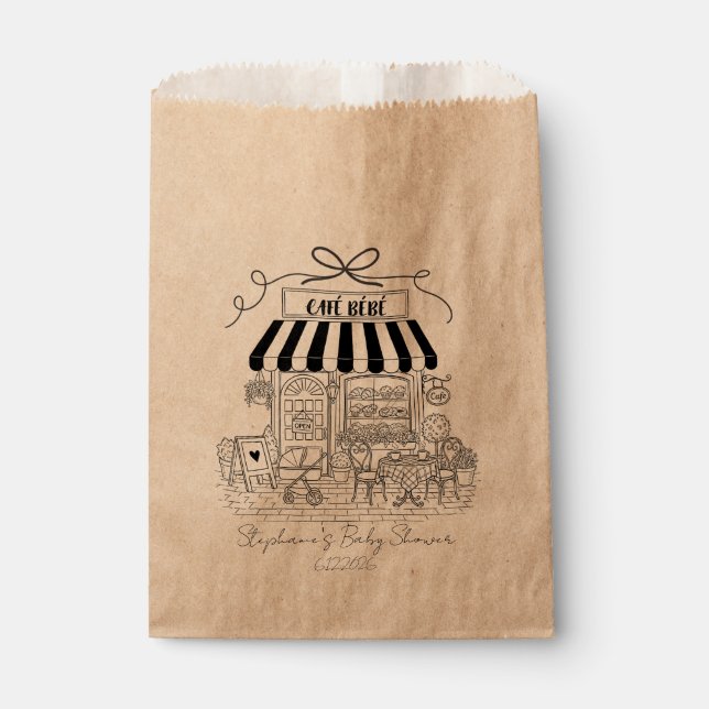 Cafe Bebe Kraft Favour Bags – Set of 50 (Front)