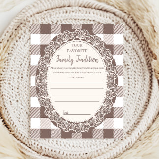Cafe Bebe Rustic Family Tradition Baby Shower