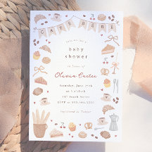 Cafe Bebe Watercolor Baby Shower