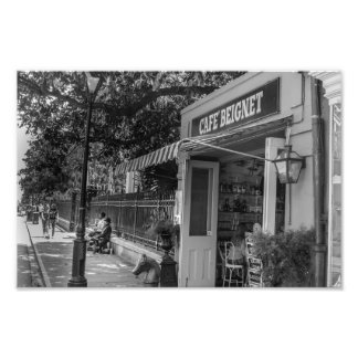 Cafe Beignet - New Orleans Photo Print