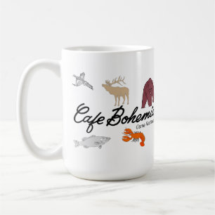 Cafe Bohemia Game Restaurant, Chicago Coffee Mug