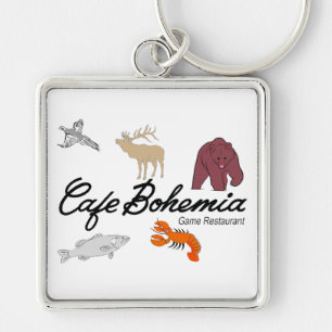 Cafe Bohemia Game Restaurant, Chicago Key Ring