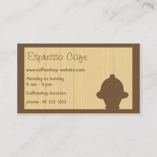 Cafe Business Card