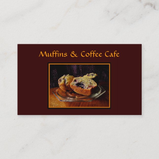 Cafe Business Card (Front)