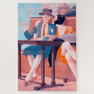 Cafe by Alberto Fabio Lorenzi Jigsaw Puzzle