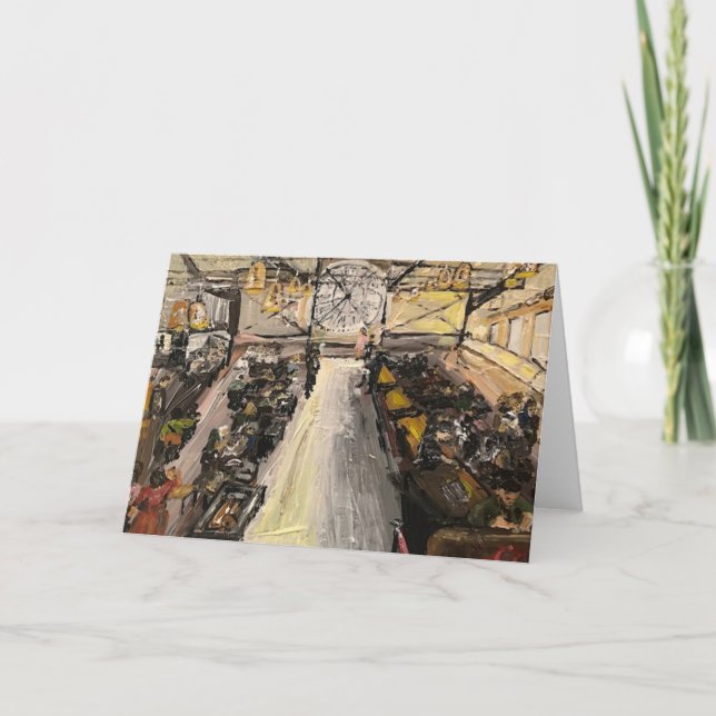 Cafe Campana at Muse D'Orsay Holiday Card (Front)